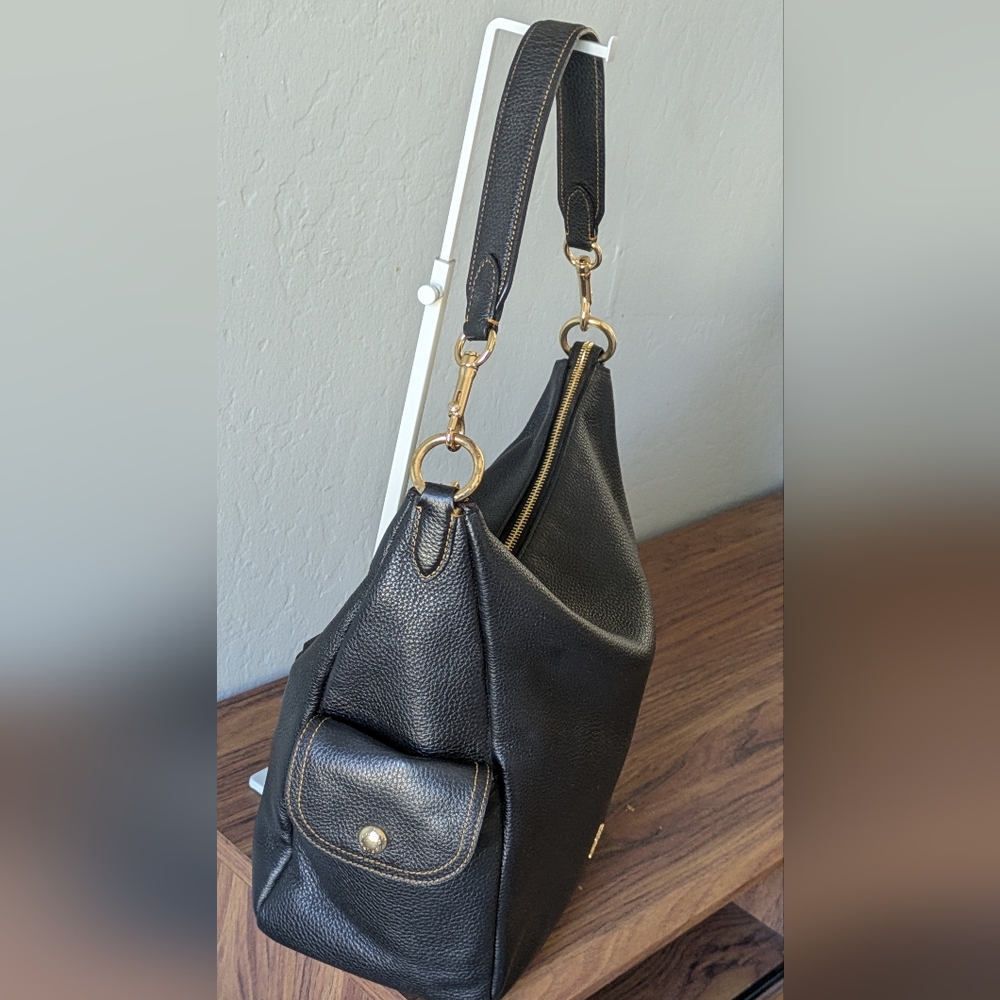 Coach Black Leather Hobo Bag - Picture 4 of 15